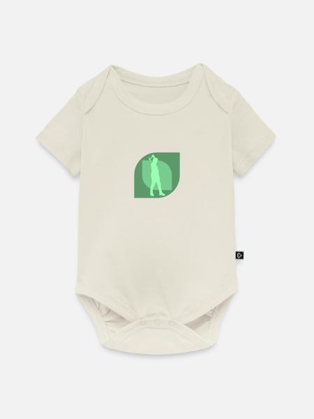 Axt Doppelaxt Axe Throwing - Baby Premium Kurzarmbody - Naturweiß