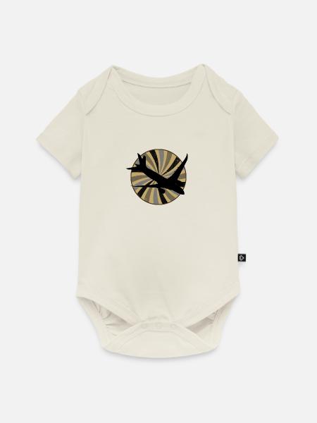 Luftfahrt Flieger Flieger - Baby Premium Kurzarmbody - Naturweiß