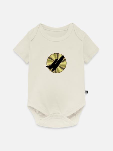 Luftfahrt Pilot Pilot - Baby Premium Kurzarmbody - Naturweiß