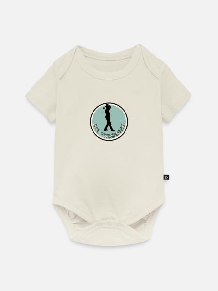 Axtwerfen Axtwerfen Axt - Baby Premium Kurzarmbody - Naturweiß