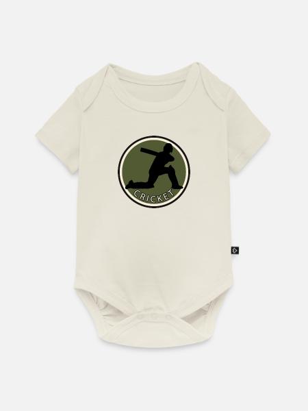 Pitcher Pitcher Cricket - Baby Premium Kurzarmbody - Naturweiß