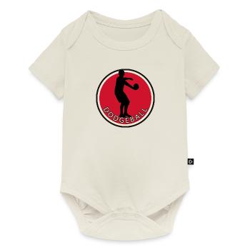 Équipe de ballon-chasseur de sports de balle - Body à manches courtes Premium Bébé - blanc cassé - Devant