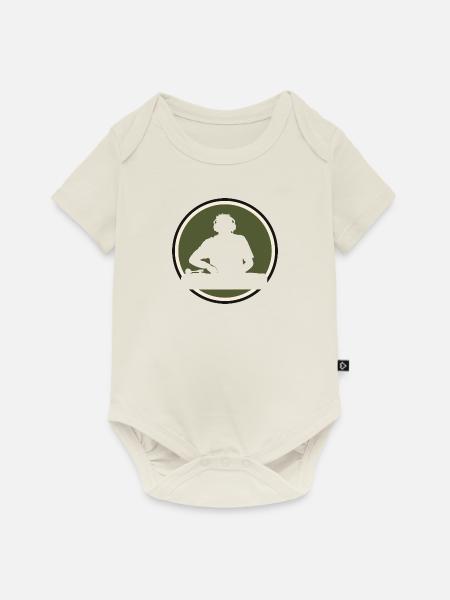 DJ Electro - Baby Premium Kurzarmbody - Naturweiß
