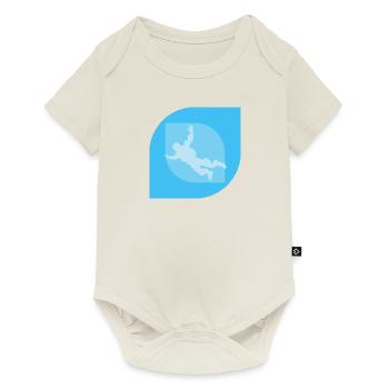 Fallschirmspringen Flugsport Paragliding - Baby Premium Kurzarmbody - Naturweiß - Vorne