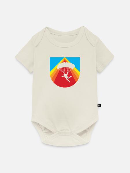 Skydiving Adrenalin Skydive - Baby Premium Kurzarmbody - Naturweiß