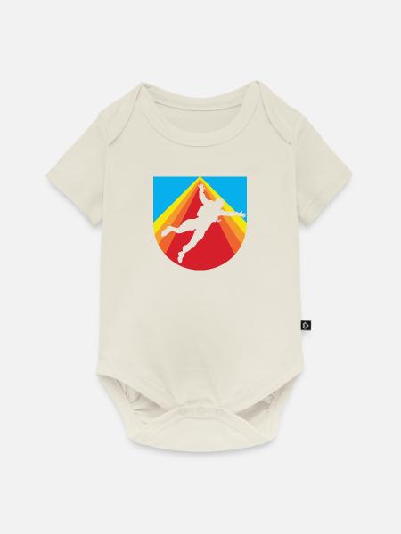 Skydiving Parachuting - Baby Premium Kurzarmbody - Naturweiß