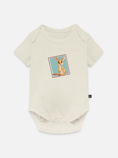 Kaenguru Koala Aussie - Baby Premium Kurzarmbody - Naturweiß
