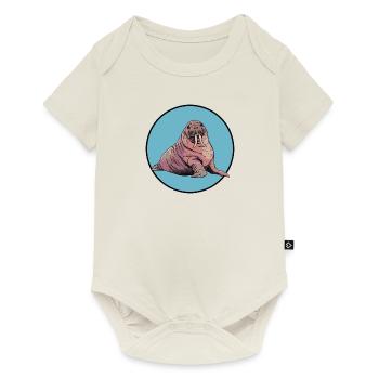 Walrus Alaska Animals - Baby Premium short-sleeve bodysuit - off white - Front