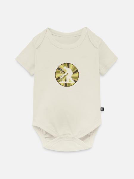 Gartenarbeit Garten - Baby Premium Kurzarmbody - Naturweiß