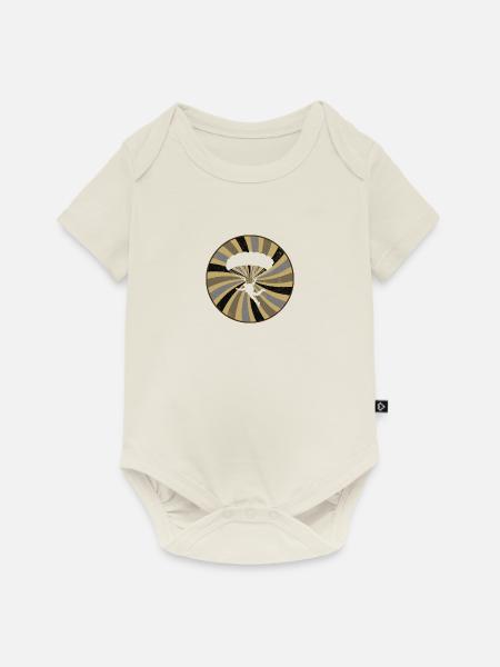 Skydiving Base Jumping - Baby Premium Kurzarmbody - Naturweiß