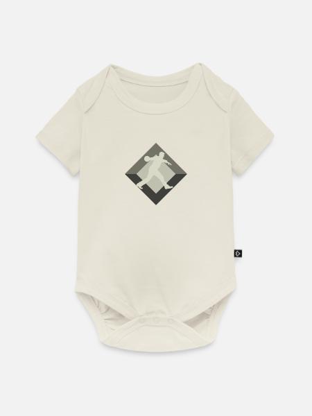 Bowling Strike - Baby Premium Kurzarmbody - Naturweiß