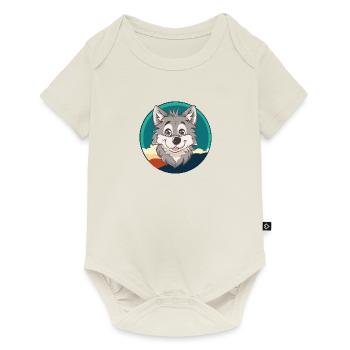 Wolves Werewolf Full Moon - Baby Premium short-sleeve bodysuit - off white - Front