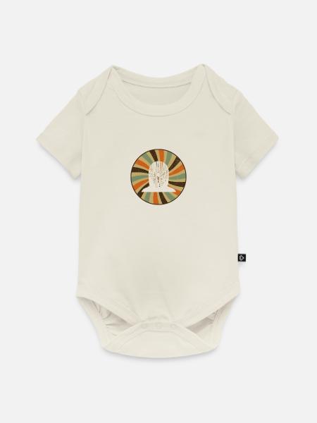 Cybersecurity Encryption - Baby Premium Kurzarmbody - Naturweiß