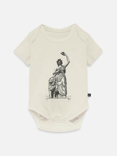 Bavaria - Baby Premium Kurzarmbody - Naturweiß