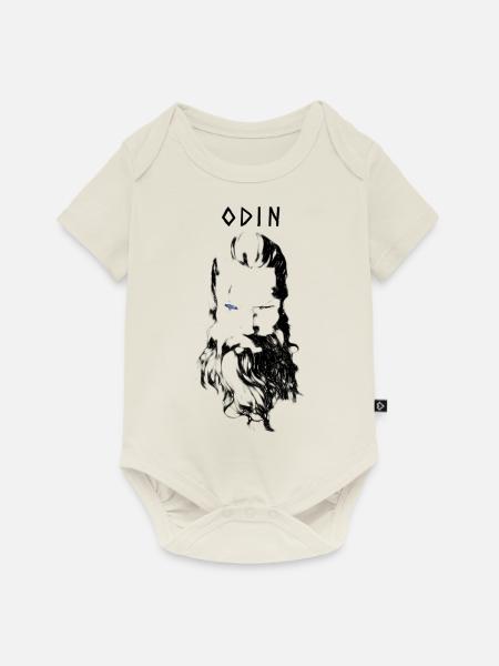 Odin - Baby Premium Kurzarmbody - Naturweiß