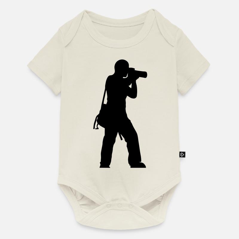 fotograf - Baby Premium Kurzarmbody - Naturweiß