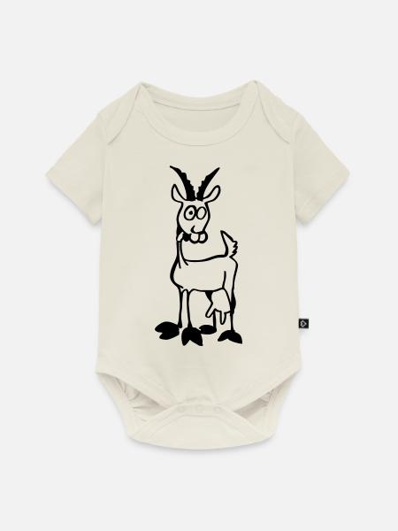 ged - Baby Premium Kurzarmbody - Naturweiß
