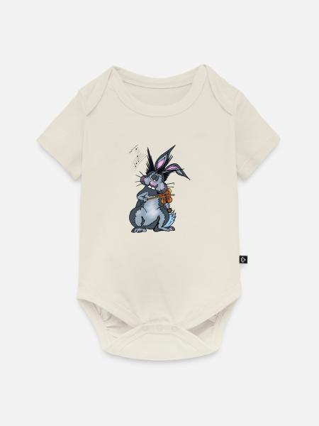 violin - Baby Premium short-sleeve bodysuit - off white