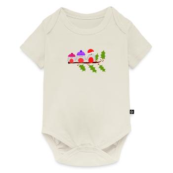 Robin - Baby Premium short-sleeve bodysuit - off white - Front