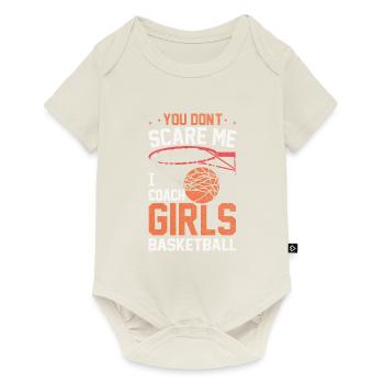 I Teach Girls Basketball Coach - Baby Premium Kurzarmbody - Naturweiß - Vorne