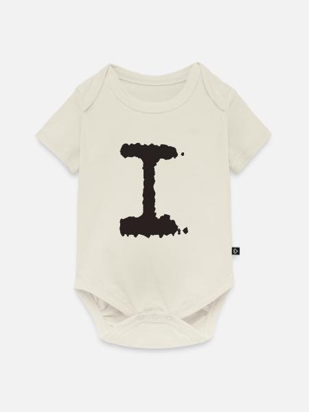 I - Baby Premium Kurzarmbody - Naturweiß