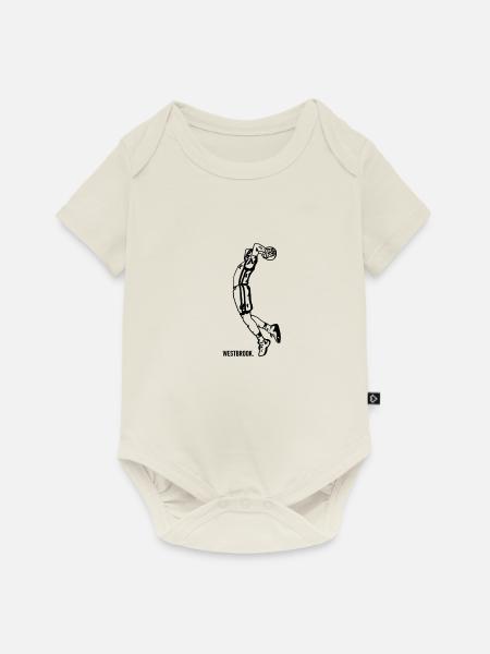 Westbrook - Baby Premium Kurzarmbody - Naturweiß