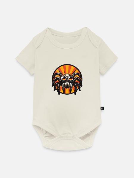 Tarantula Comic Cool Sommer - Baby Premium Kurzarmbody - Naturweiß