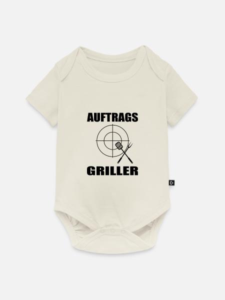 BBQ - Baby Premium Kurzarmbody - Naturweiß
