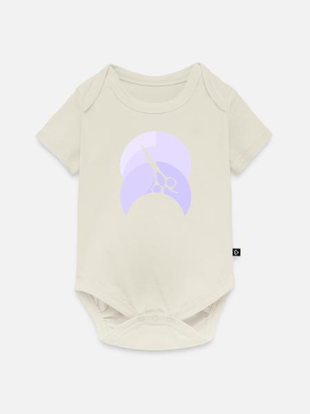 Friseurin Coiffeur - Baby Premium Kurzarmbody - Naturweiß