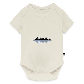 Skyline New York City - Baby Premium Kurzarmbody - Naturweiß - Vorne