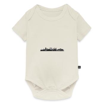 Skyline - Athènes Grèce - Body à manches courtes Premium Bébé - blanc cassé - Devant