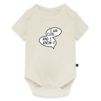 cute - Baby Premium short-sleeve bodysuit - off white - Front
