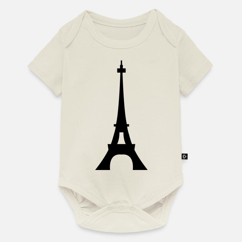 Eiffeltoren / Eiffeltower / Tour Eiffel - Body à manches courtes Premium Bébé - blanc cassé