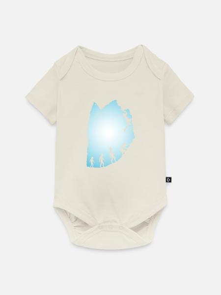 Climbing - Baby Premium Kurzarmbody - Naturweiß