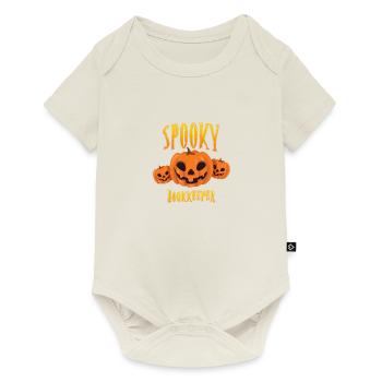 Spooky Bookkeeper - Baby Premium short-sleeve bodysuit - off white - Front