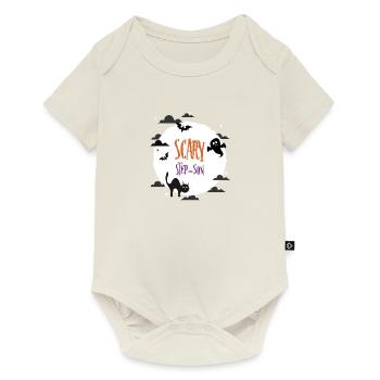 Beau-fils effrayant - Body à manches courtes Premium Bébé - blanc cassé - Devant