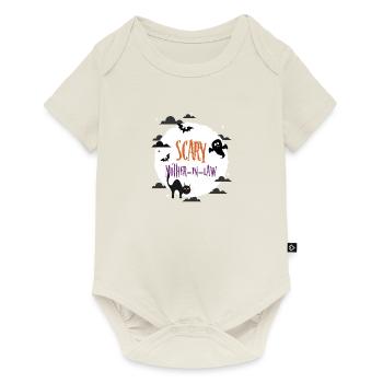 Gruselige Schwiegermutter - Baby Premium Kurzarmbody - Naturweiß - Vorne