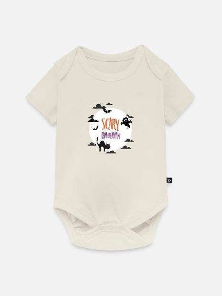 Gruseliger Kameramann - Baby Premium Kurzarmbody - Naturweiß