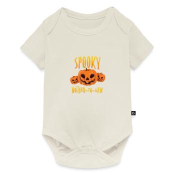 Gruselige Schwiegermutter - Baby Premium Kurzarmbody - Naturweiß - Vorne