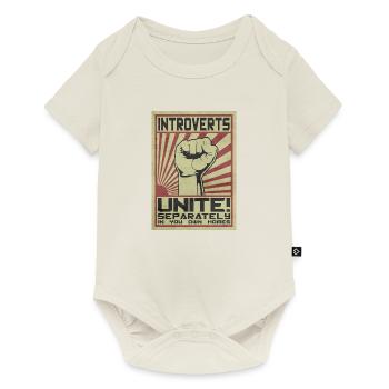 Introverts! Unite. - Baby Premium short-sleeve bodysuit - off white - Front