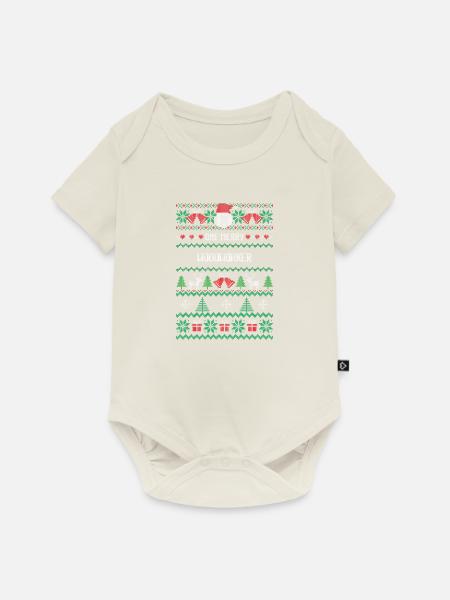 Ein fröhlicher Holzarbeiter - Baby Premium Kurzarmbody - Naturweiß
