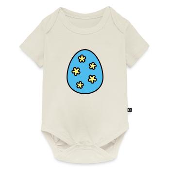 Oeuf de Pâques coloré - Body à manches courtes Premium Bébé - blanc cassé - Devant