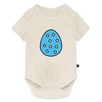 Œuf de Pâques marqué - Body à manches courtes Premium Bébé - blanc cassé - Devant