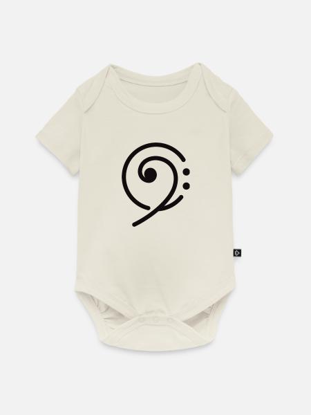 Am Schlüssel - Baby Premium Kurzarmbody - Naturweiß