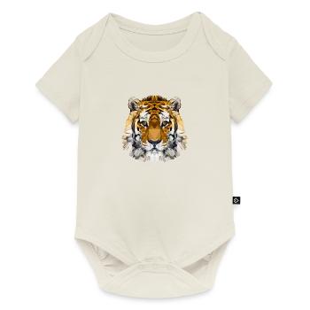 Tigre - Body à manches courtes Premium Bébé - blanc cassé - Devant