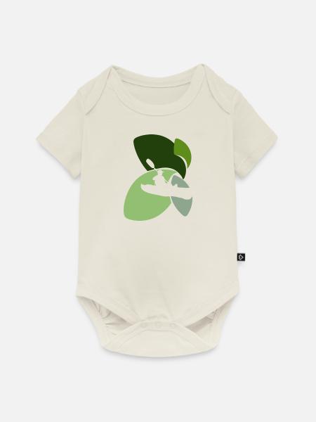 Kajak Paddeln - Baby Premium Kurzarmbody - Naturweiß