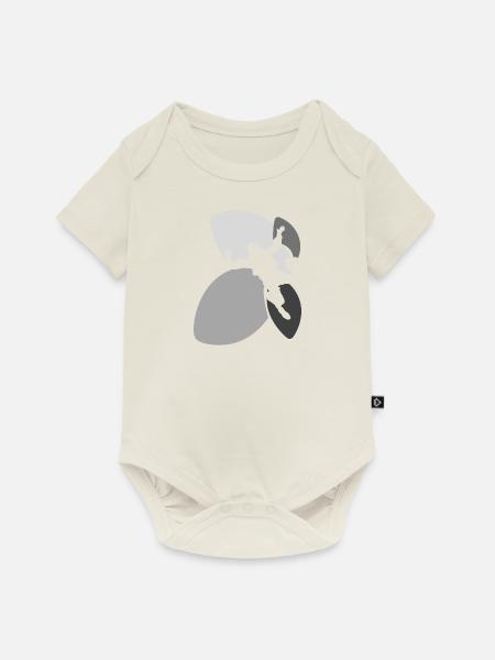Parachuting Freifall Skydive - Baby Premium Kurzarmbody - Naturweiß