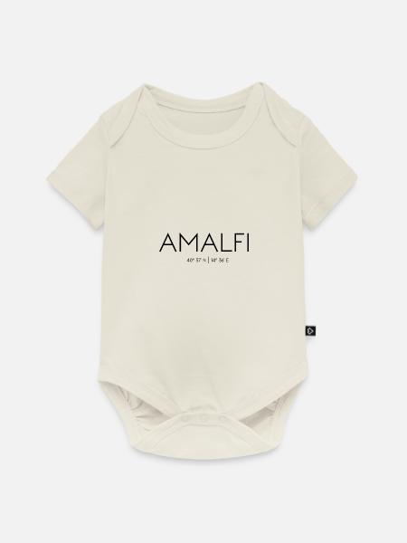 Amalfi, Italien, Salerno, Kampanien, Mittelmeer - Baby Premium Kurzarmbody - Naturweiß
