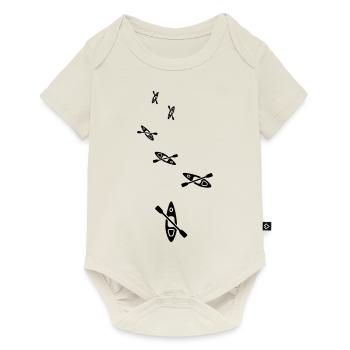 Canoe icon - Baby Premium short-sleeve bodysuit - off white - Front