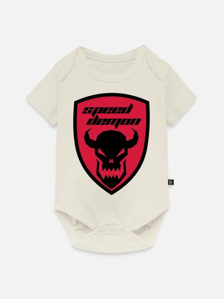Speed Demon - Baby Premium Kurzarmbody - Naturweiß